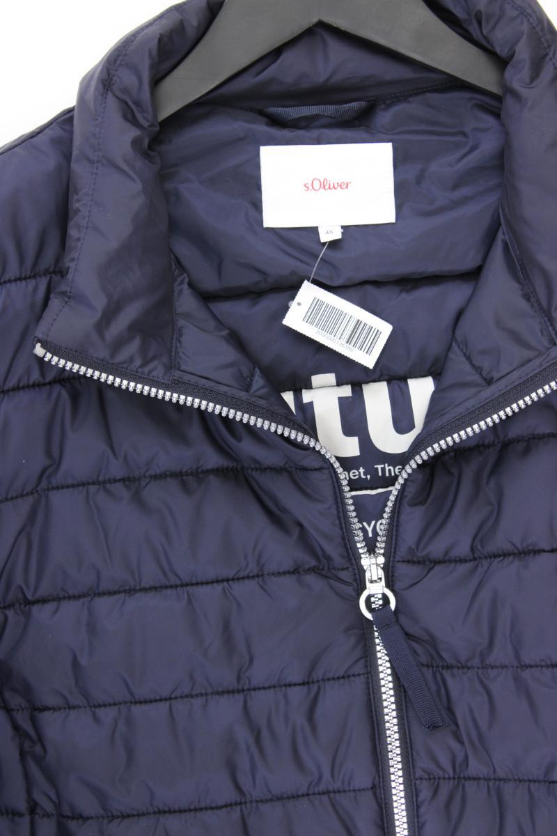 s.Oliver Steppjacke Gr. 48 neuwertig blau aus Polyester