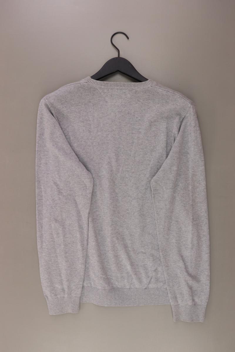 Tommy Hilfiger Feinstrickpullover für Herren Gr. M grau