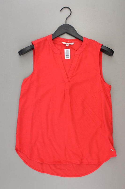 Tom Tailor (Denim) Ärmellose Bluse Gr. XS rot aus Viskose