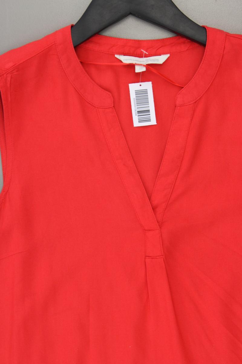 Tom Tailor (Denim) Ärmellose Bluse Gr. XS rot aus Viskose