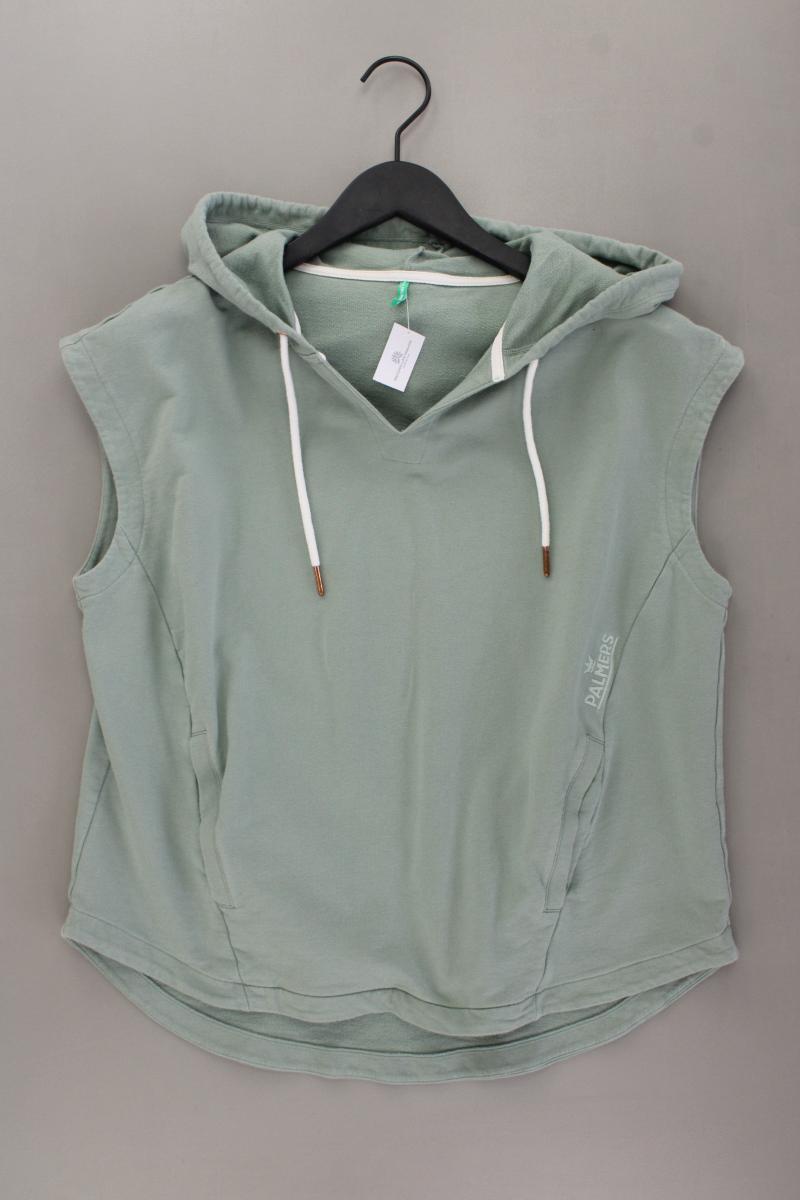 PALMERS Kapuzenshirt Gr. 44/46 Kurzarm grün aus Baumwolle