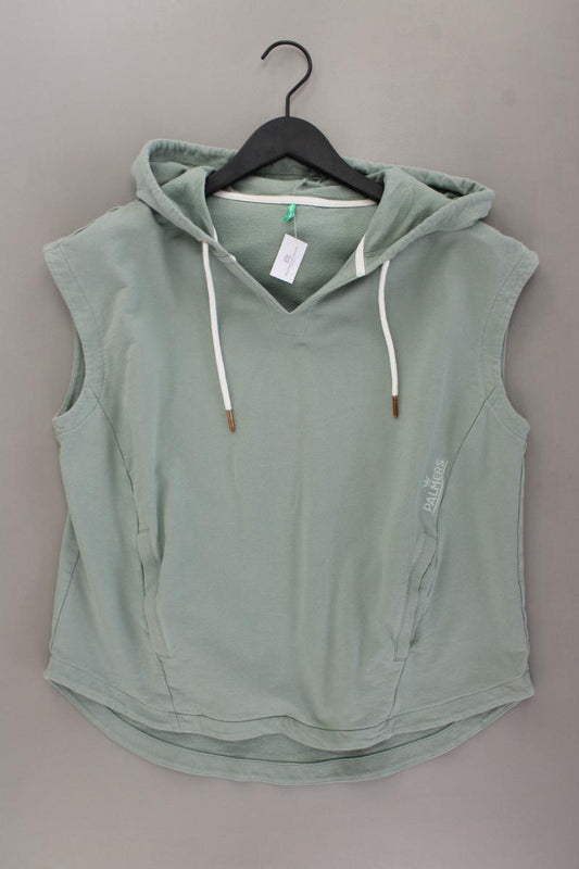 PALMERS Kapuzenshirt Gr. 44/46 Kurzarm grün aus Baumwolle