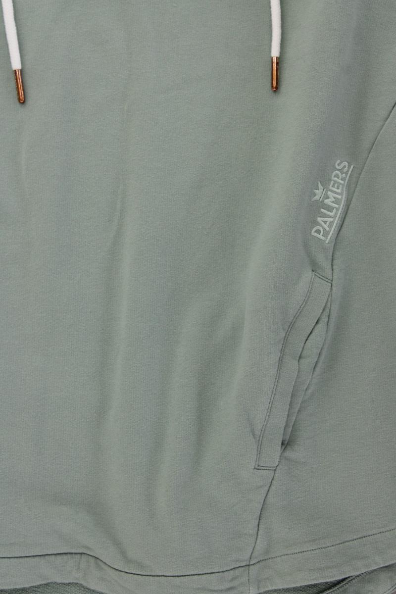 PALMERS Kapuzenshirt Gr. 44/46 Kurzarm grün aus Baumwolle