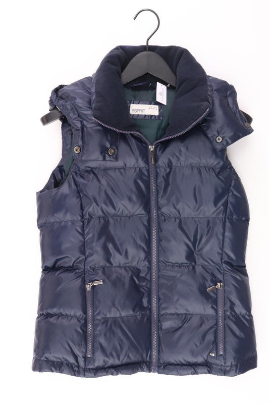 Esprit Steppweste Gr. 36 blau aus Polyester