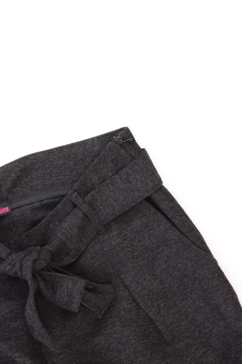 Tom Tailor (Denim) Stoffhose Gr. S mit Gürtel grau aus Polyester