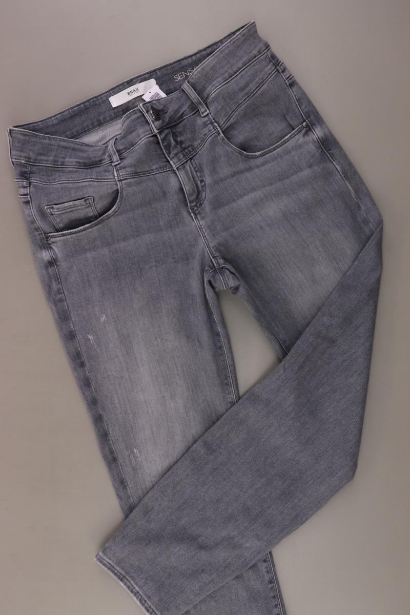 Brax Skinny Jeans Gr. 40 grau aus Polyester