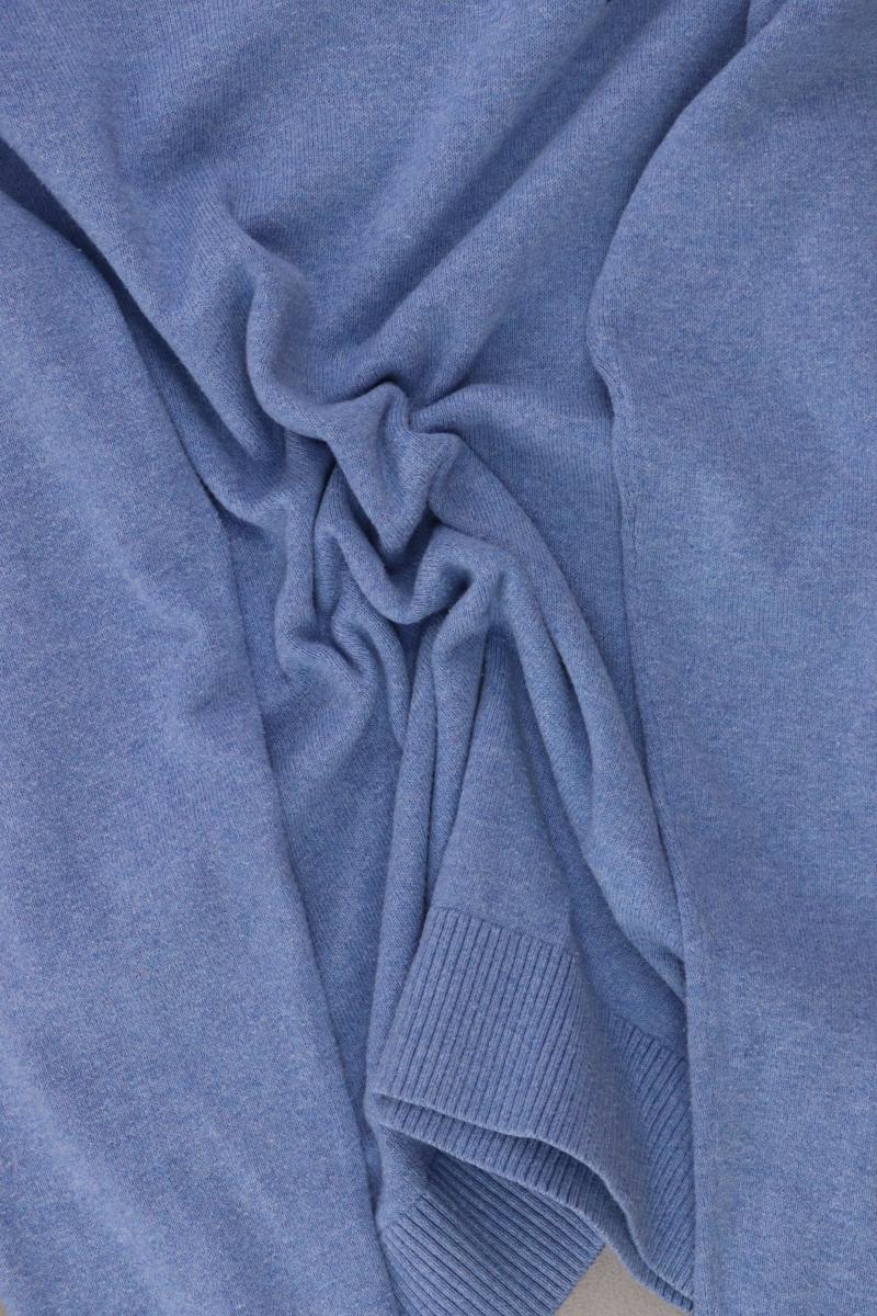 Tommy Hilfiger Feinstrickpullover für Herren Gr. M blau aus Baumwolle