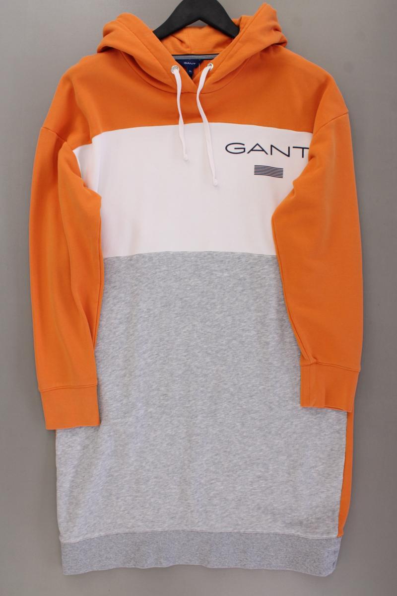 Gant Kapuzenkleid Gr. XL Langarm orange aus Baumwolle