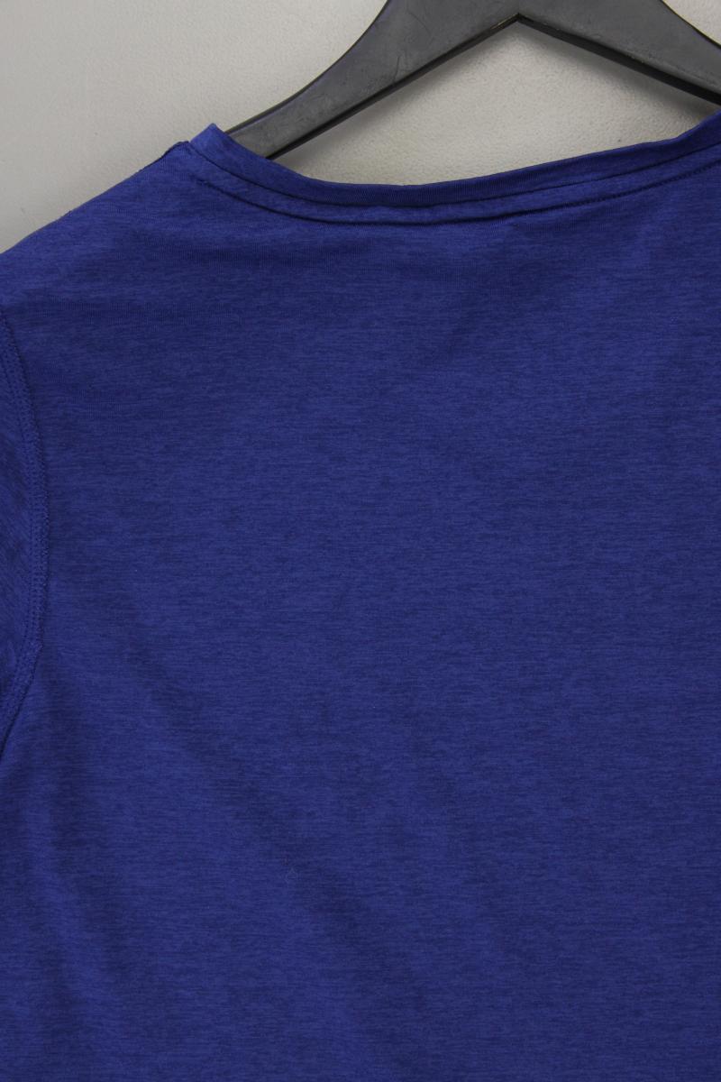 Puma Shirt mit V-Ausschnitt Gr. XL Kurzarm blau