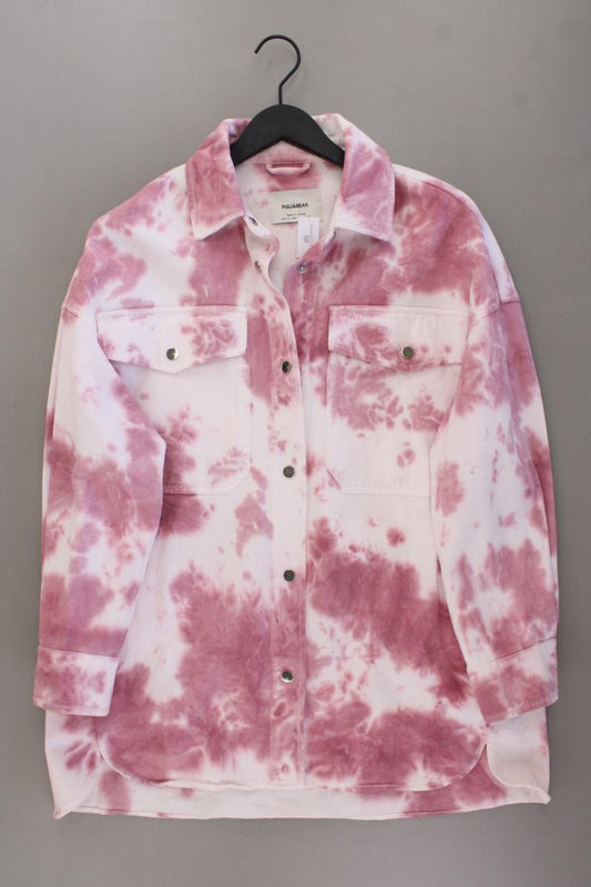 Pull&Bear Batik Jacke Gr. S mit Batikmuster pink aus Baumwolle