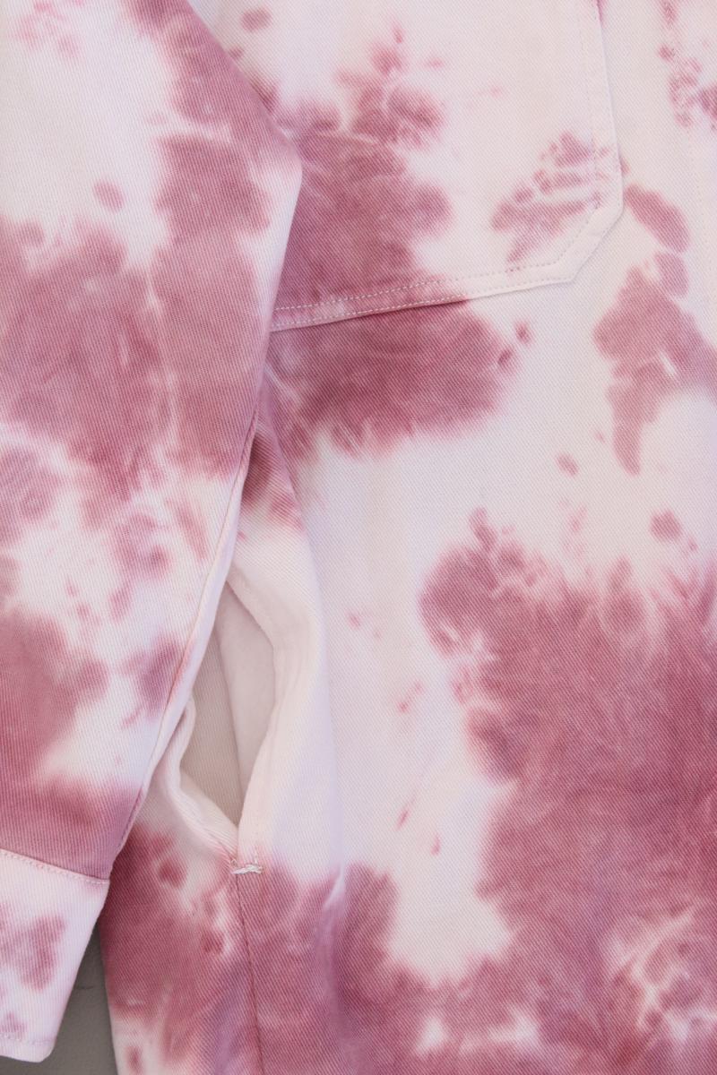 Pull&Bear Batik Jacke Gr. S mit Batikmuster pink aus Baumwolle