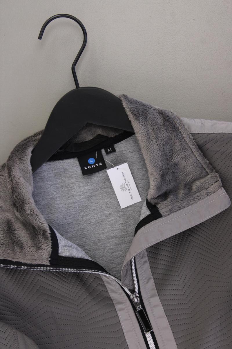 Luhta Übergangsjacke Gr. M neuwertig grau aus Polyester