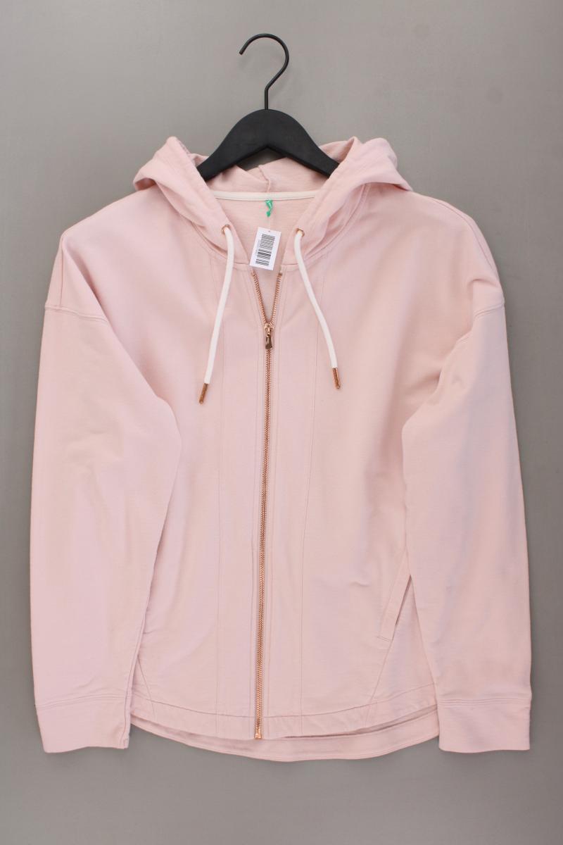PALMERS Sweatjacke Gr. 44/46 Langarm rosa aus Baumwolle