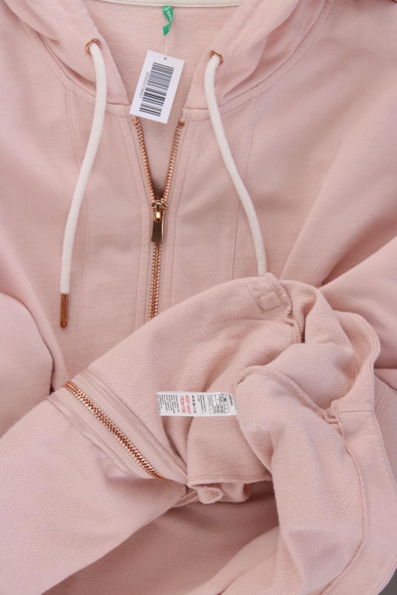PALMERS Sweatjacke Gr. 44/46 Langarm rosa aus Baumwolle
