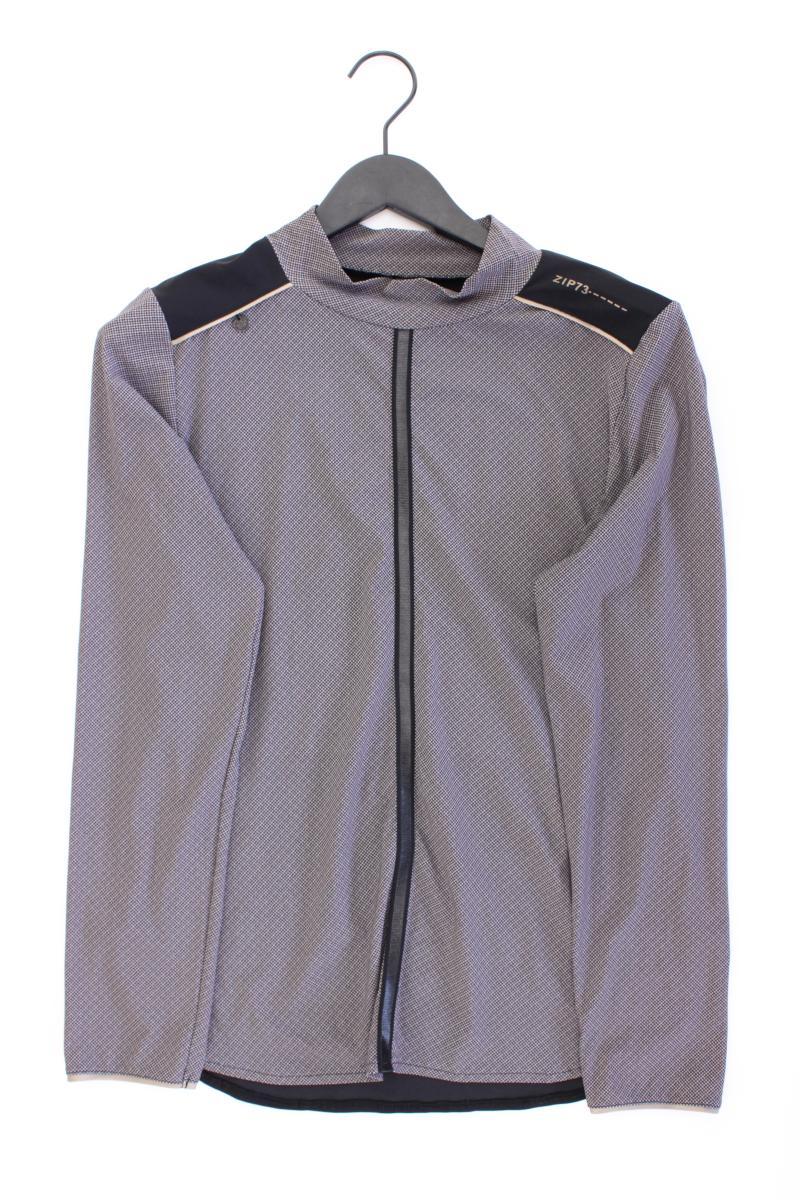 ZIP73 Longsleeve-Shirt Gr. M Langarm grau aus Polyester