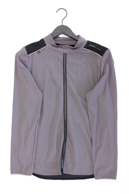 ZIP73 Longsleeve-Shirt Gr. M Langarm grau aus Polyester