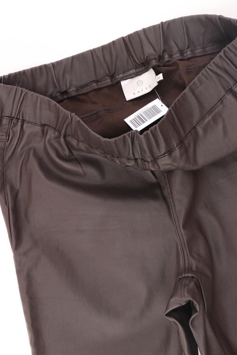 Kaffe Stretchhose Gr. 38 braun aus Viskose