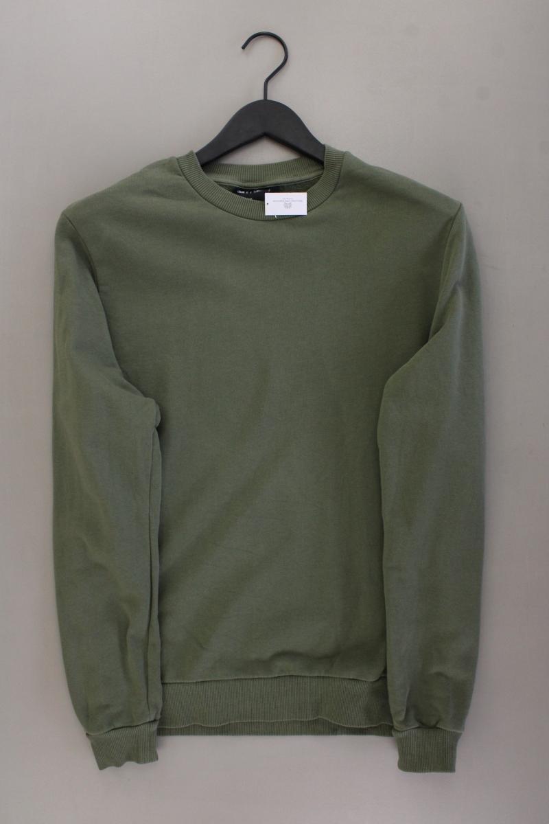 Asos Langarmpullover für Herren Gr. S olivgrün aus Baumwolle