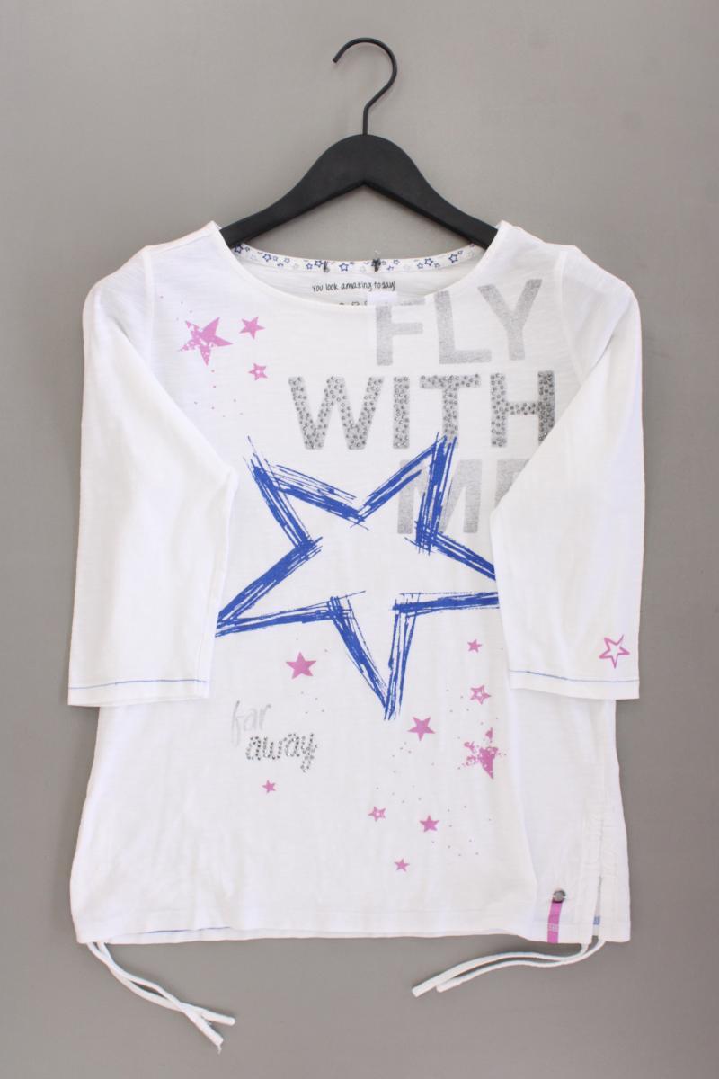 Cecil Printshirt Gr. M 3/4 Ärmel weiß