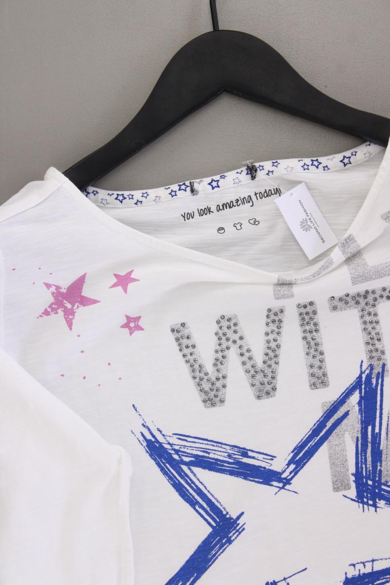 Cecil Printshirt Gr. M 3/4 Ärmel weiß