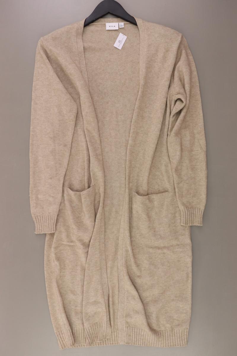 Vila Strickjacke Gr. L Langarm creme aus Viskose