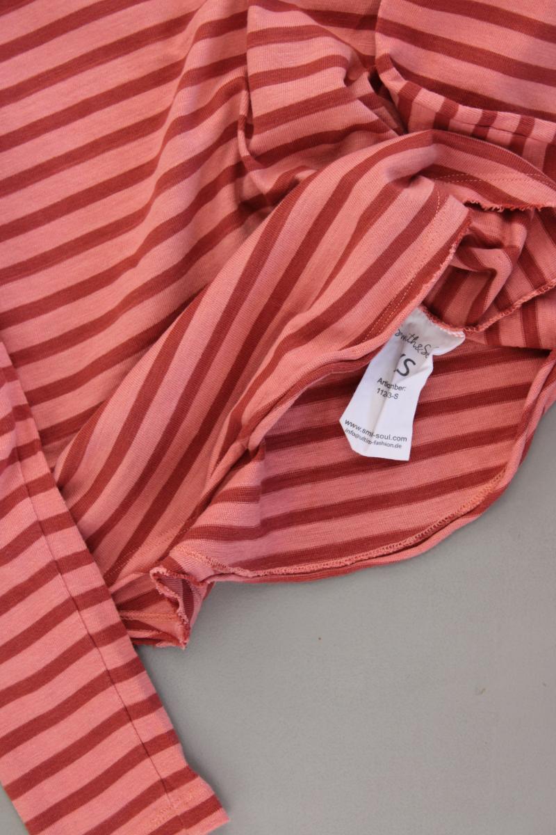 Smith & Soul Ringelshirt Gr. XS gestreift Langarm rosa aus Baumwolle