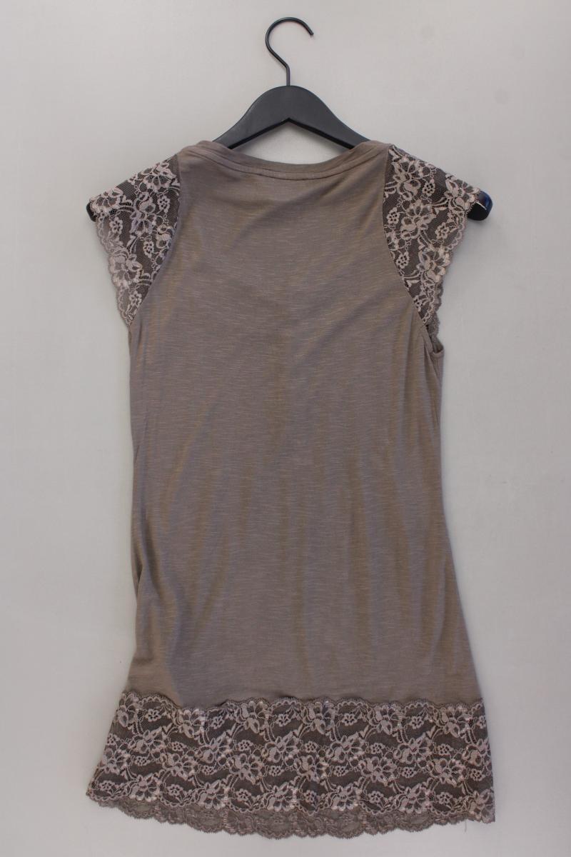 Linea Tesini Longshirt Gr. 34 Kurzarm braun aus Viskose