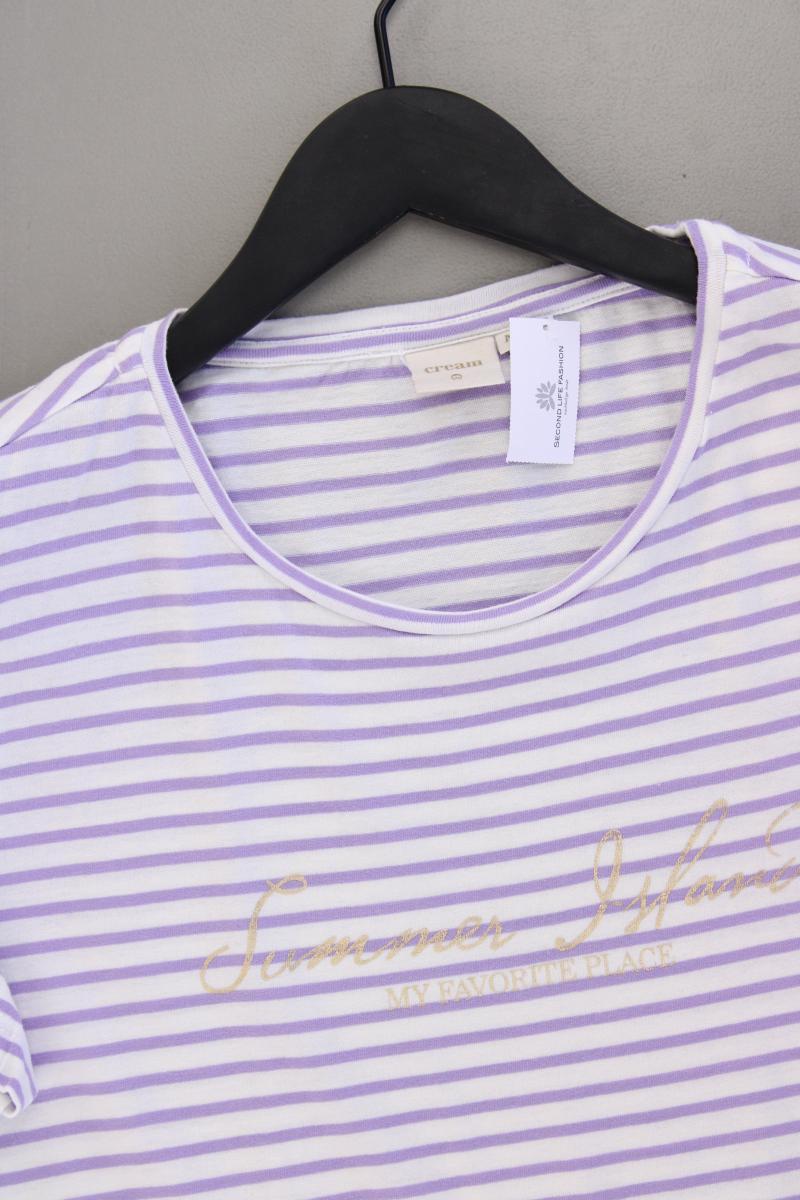 Cream Ringelshirt Gr. M gestreift Kurzarm lila