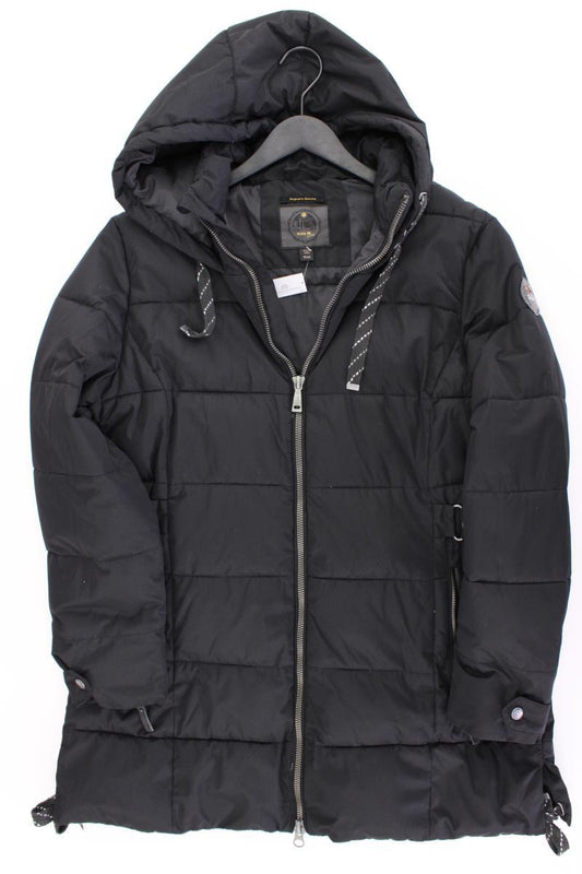 GIGA DX Wintermantel Gr. 46 neuwertig schwarz aus Polyester