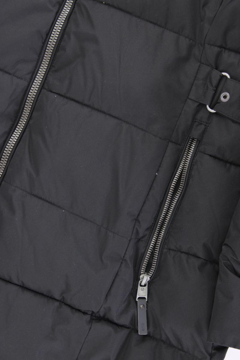 GIGA DX Wintermantel Gr. 46 neuwertig schwarz aus Polyester