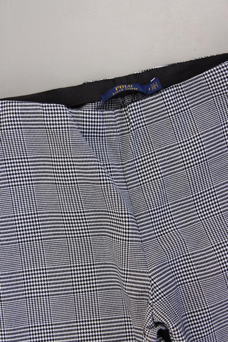 Polo Ralph Lauren Hose Gr. US 6 (S) hahnentritt grau aus Baumwolle