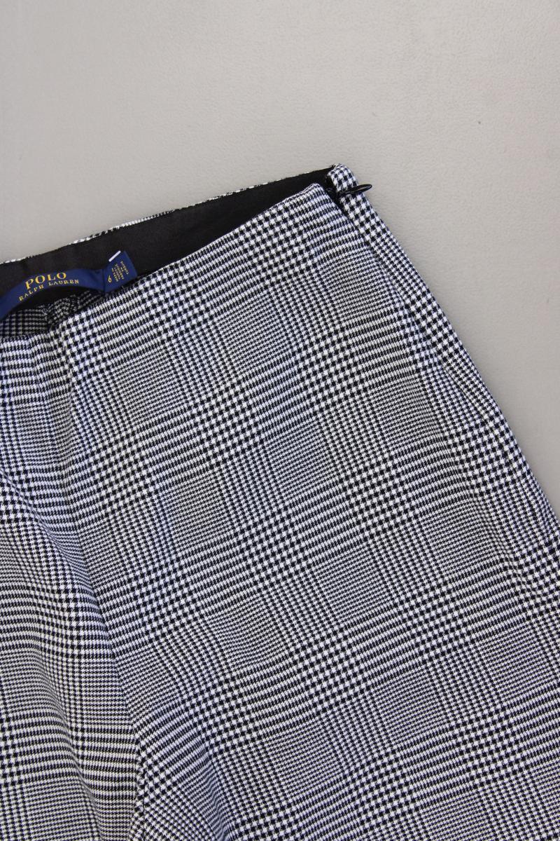 Polo Ralph Lauren Hose Gr. US 6 (S) hahnentritt grau aus Baumwolle