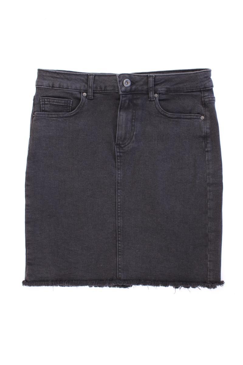 Pieces Jeansrock Gr. M grau aus Baumwolle