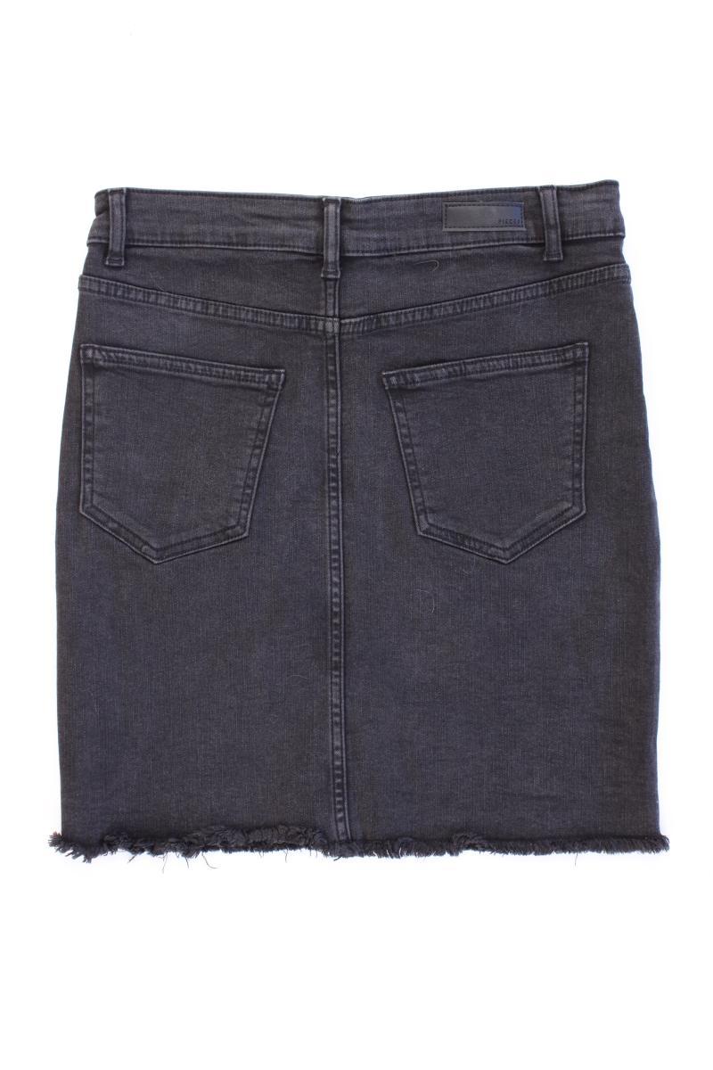 Pieces Jeansrock Gr. M grau aus Baumwolle