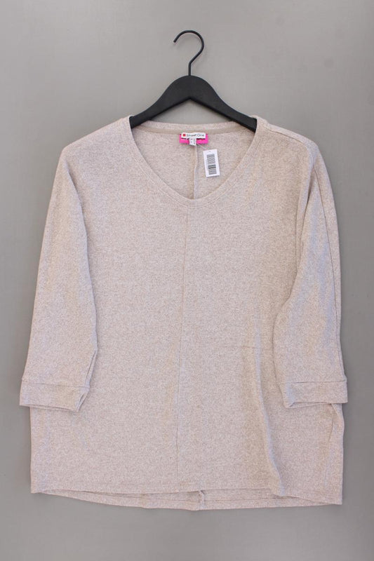 Street One Feinstrickpullover Gr. 46 braun aus Viskose