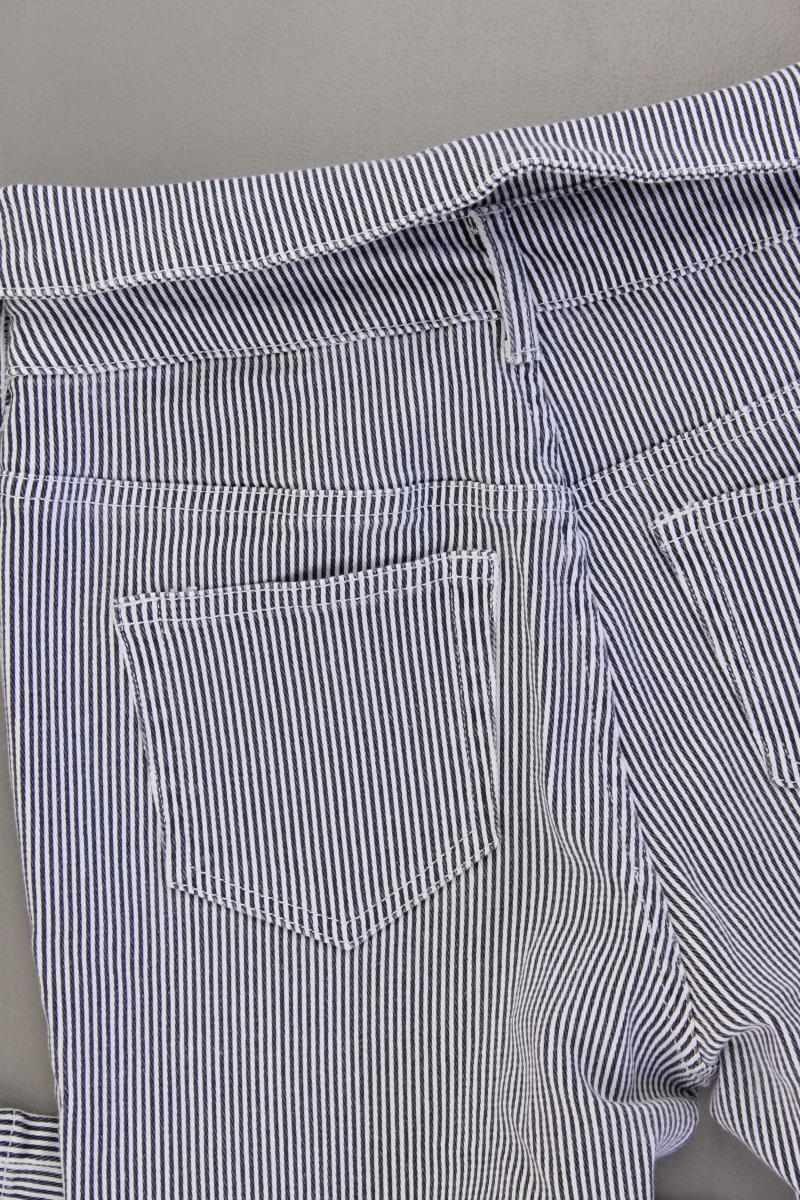 Khujo Hose Gr. W26 gestreift blau aus Baumwolle