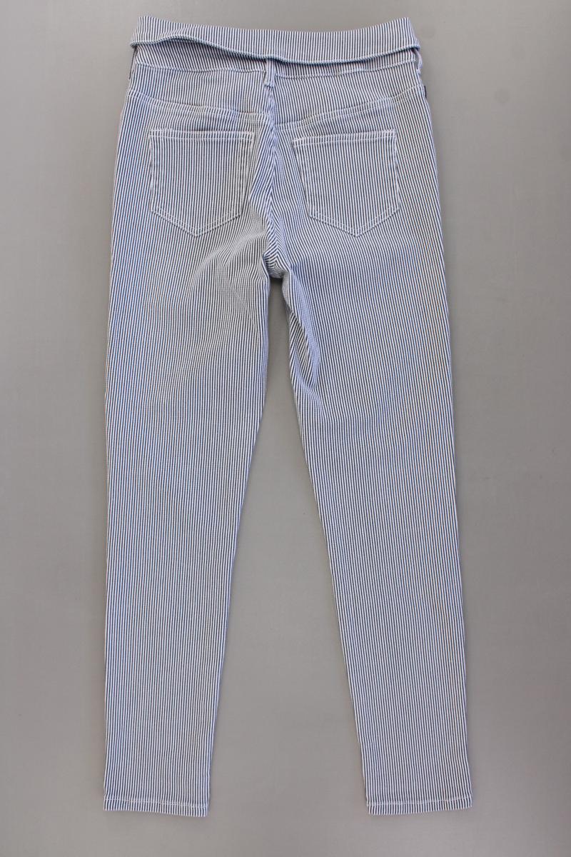 Khujo Hose Gr. W26 gestreift blau aus Baumwolle