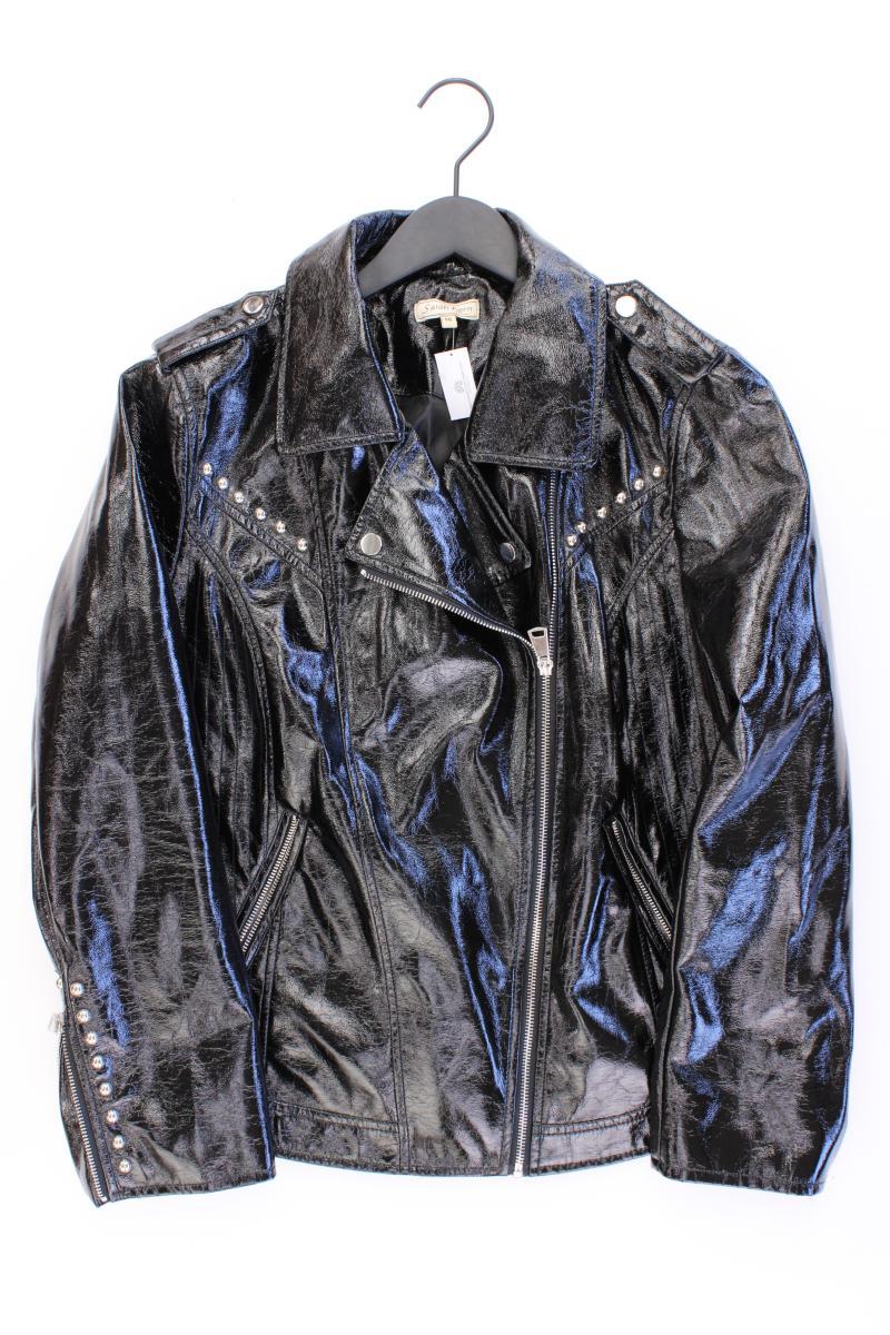 Sarah Kern Bikerjacke Gr. 40 schwarz aus Polyester