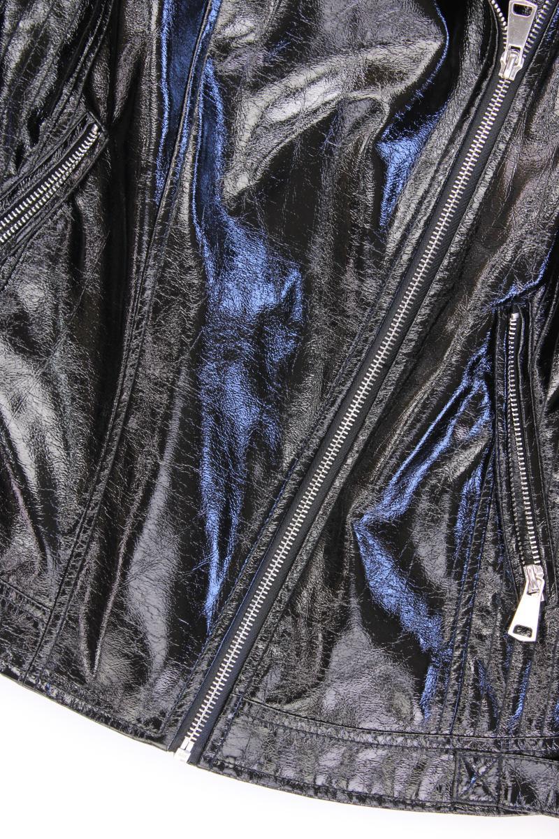 Sarah Kern Bikerjacke Gr. 40 schwarz aus Polyester