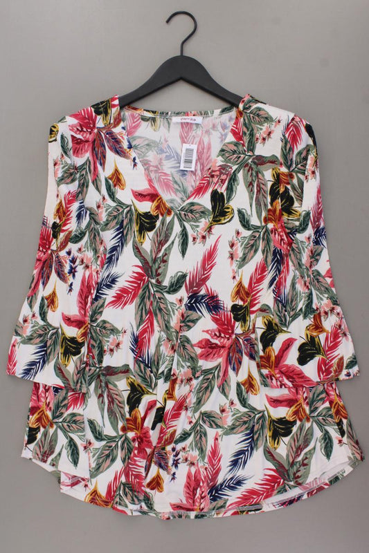 Paprika Printshirt Gr. L mit Blumenmuster 3/4 Ärmel mehrfarbig