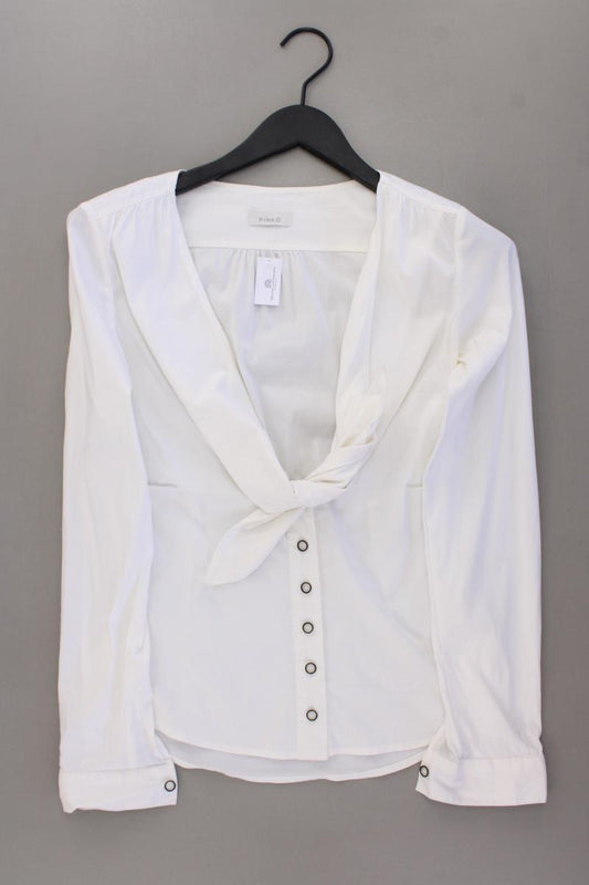 PINKO Langarmbluse Gr. 36 creme aus Baumwolle