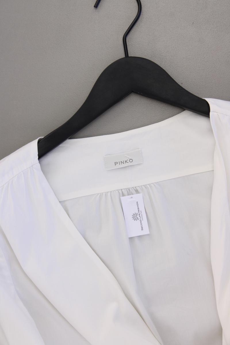 PINKO Langarmbluse Gr. 36 creme aus Baumwolle