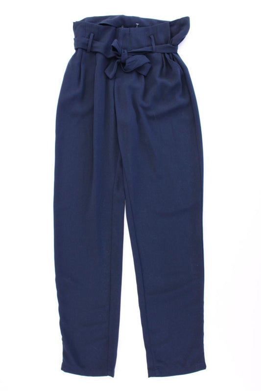 MARK ADAM Paperbag Hose Gr. 36 mit Gürtel blau aus Polyester