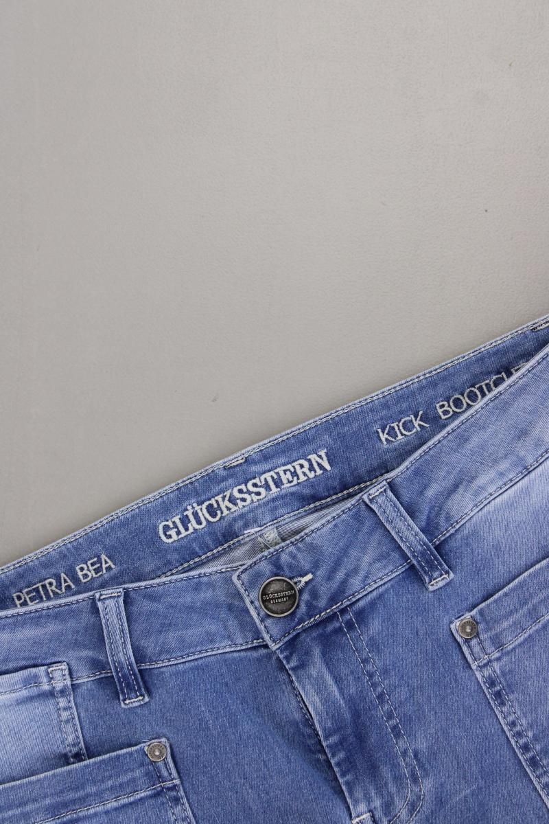 Glücksstern Boot Cut Jeans Gr. W29/L26 neuwertig blau