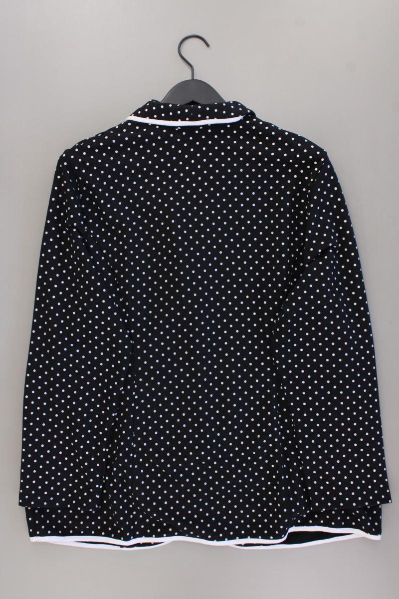 Paola Longblazer Gr. 50 gepunktet schwarz aus Baumwolle