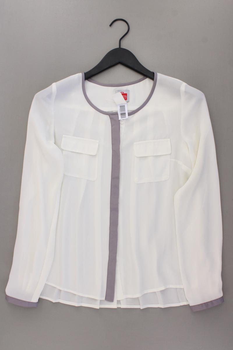 Heine Langarmbluse Gr. 34 creme