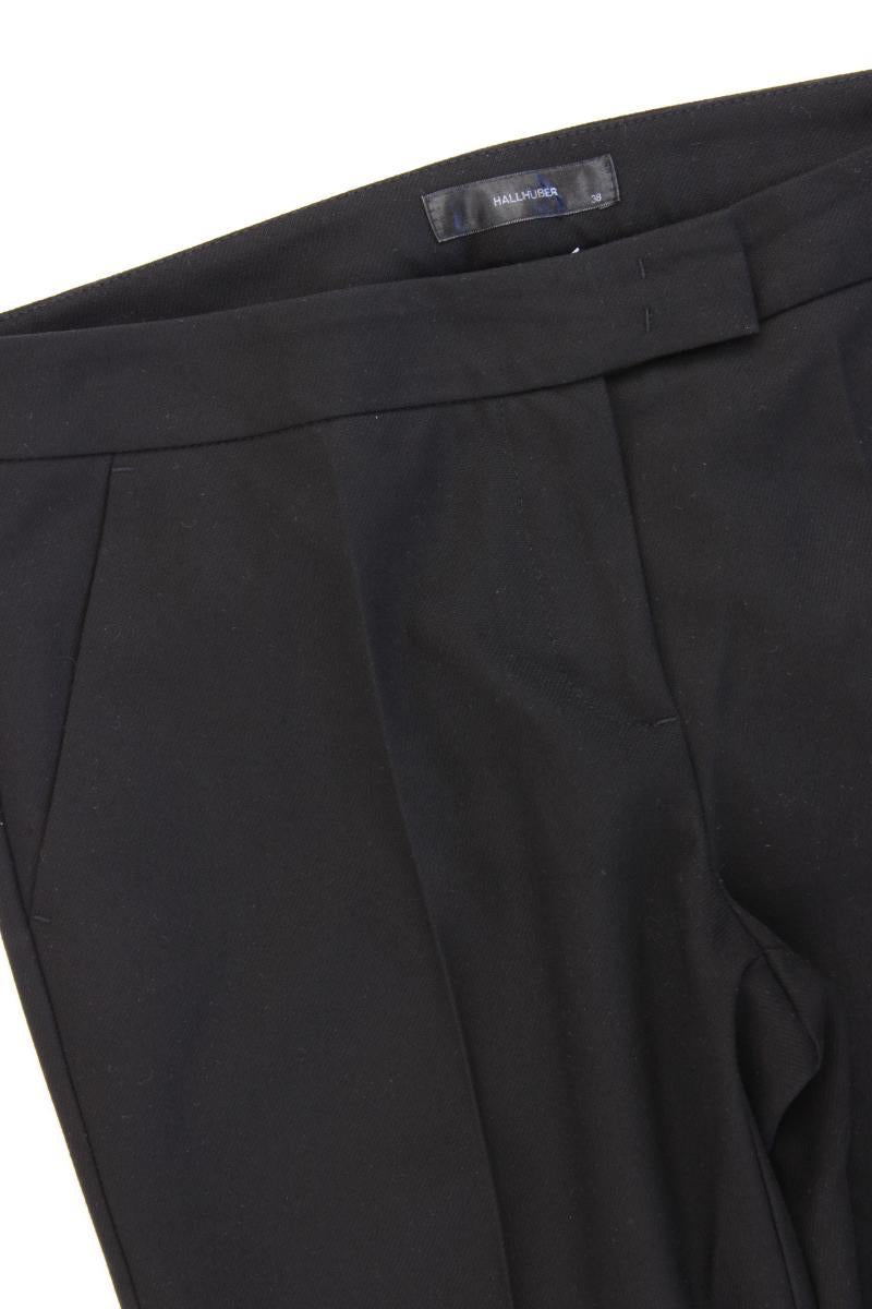 Hallhuber Anzughose Gr. 38 schwarz aus Polyester
