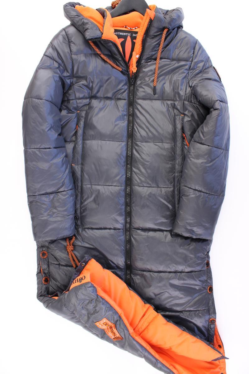 NAVAHOO Wintermantel Gr. M grau aus Polyester