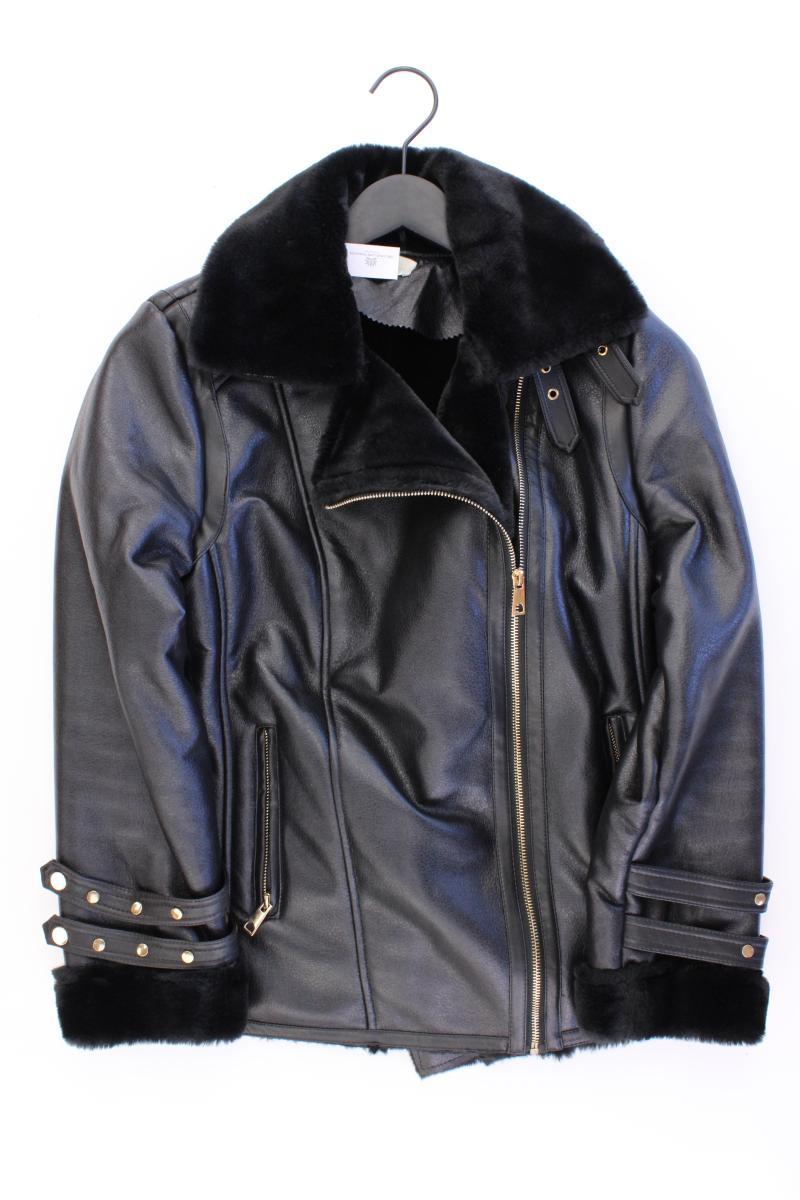 Pfeffinger Bikerjacke Gr. 38 neuwertig schwarz aus Polyester