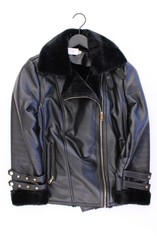Pfeffinger Bikerjacke Gr. 38 neuwertig schwarz aus Polyester